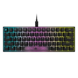TECLADO GAMING CORSAIR K65 MECANICO USB INGLES BLACK CH-9194014-NA