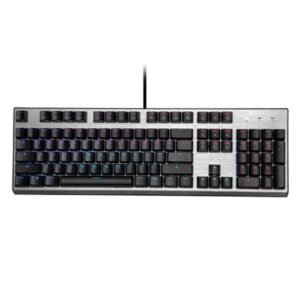 TECLADO GAMING COOLER MASTER CK-351 MECANICO USB INGLES SILVER CK-351-SKOR1-US