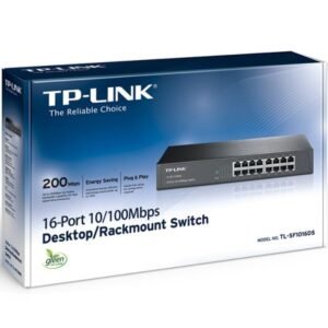 SWITCH TP LINK 16 PUERTOS 10/100MBPS TL-SF1016DS