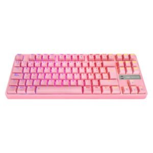 TECLADO GAMING  EAGLE WARRIOR MECANICO USB GAMING 88 RGB LED BACKLIT PINK  ESPAÑOLKGY282U0001C