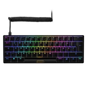 TECLADO SHARKOON USB MECHANICAL SGK50 S4 BK KAILH SWITCHES BLUE 4044951033836 NUEVO
