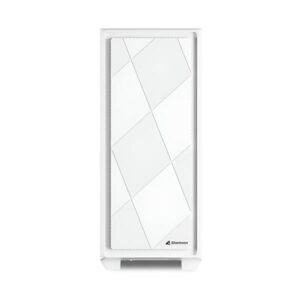 CASE SHARKOON VS8 RGB MEDIA TORRE ATX PANEL LATERAL DE VIDRIO TEMPLADO 3 VENTILADORES FRONTAL Y 1 VENTILADOR POSTERIOR RGB BLANCO 4044951039098