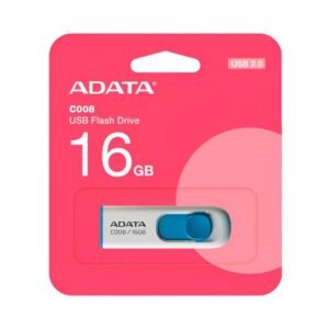 MEMORIA USB 16GB 2.0 ADATA  WHITE+BLUE AC008-16G-RWE