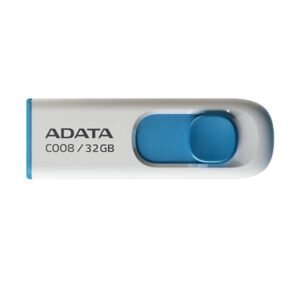 MEMORIA USB 32GB 2.0 ADATA  WHITE+BLUE AC008-32G-RWE