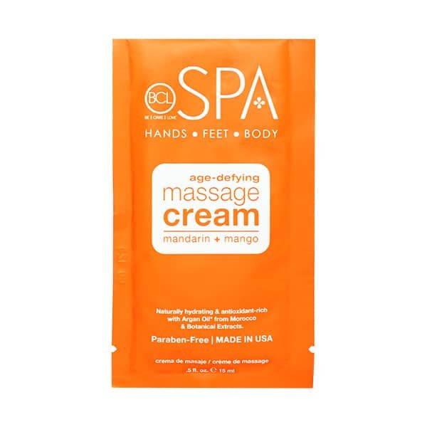 SACHET CREMA MASAJE MANDARINA MANGO