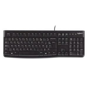 TECLADO LOGITECH K120 BLACK USB INGLES 920-002478