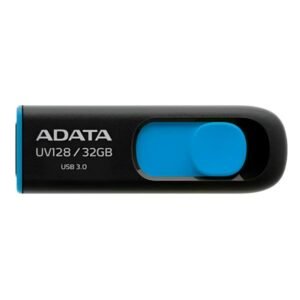 MEMORIA USB 32GB ADATA BLACK+BLUE AUV128-32G-RBE