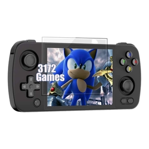 Consola Anbernic con pantalla táctil color negro 3172 juegos