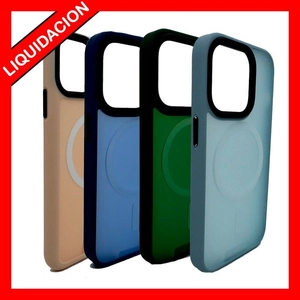 Estuche con Magsafe ahumado para iPhone 11/12/13/14/15 Liquidación
