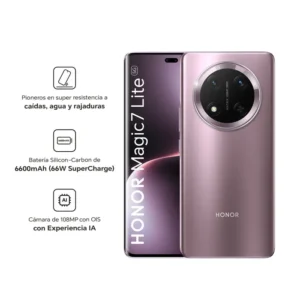 Teléfono celular Honor Magic 7 Lite NFC 12GB+256GB Purple