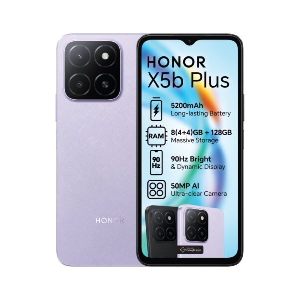 Teléfono celular Honor X5B Plus 4GB 256GB purpura