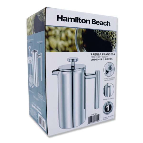 Hamilton Beach Prensa Francesa Acero Inoxidable 350Ml Hjf102 - Image 2