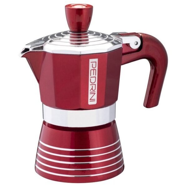 Pedrini Cafetera Italiana Infinity Acero Barniz Vernice Ht 1 Taza 02Cf113
