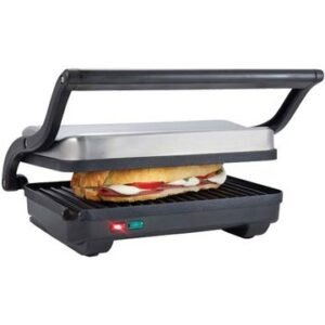 Sandwichera Panini Acero Inox 1000W UL PREMIUM PPN21