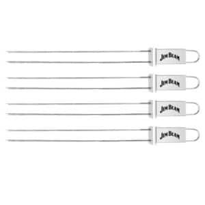 Jim Beam Set De Pinchos Para Parrilla Acero Inox 4 Pz Jb0228