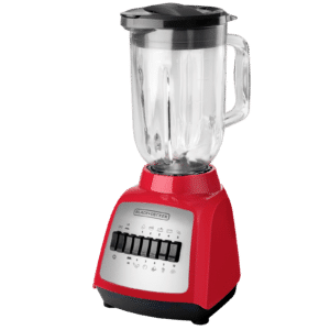 Black + Decker licuadora 10 veloc jarra vidrio 550w roja BLBD210GR