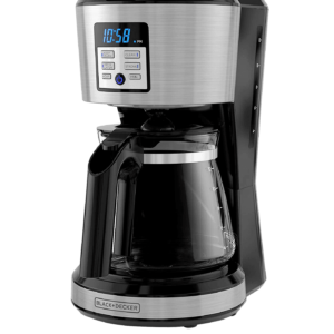 Black + Decker cafetera 12 tazas inox digital CM1331S-LA