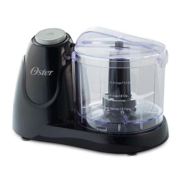 Mini Picatodo Oster - Picadora Compacta Con 1.5 Tazas De Capacidad, Control De Pulso, Tapa Segura, Pica, Muele Y Mezcla Diversos Alimentos Con Motor Potente.