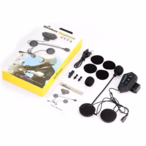Auriculares Inalámbricos Bt12 Para Casco De Motocicleta, Cascos Con Bluetooth 5,0, Manos Libres Para Moto