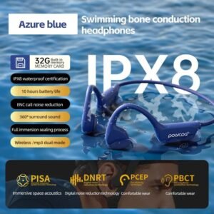 Audífonos X7 Auricular Bluetooth De Natación Ipx8 32G Memoria Deportes Al Aire Libre Ciclismo Auricular Android O Iphone