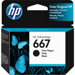 HP cartucho HP 667 negro 3YM79Al