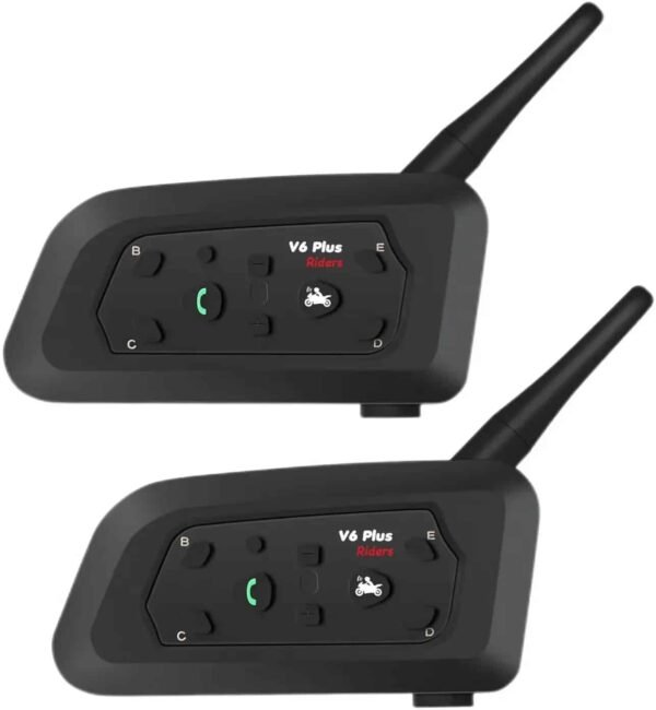 Intercomunicador Para Motocicleta Pack 2 Unidades Largo Alcance