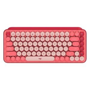 TECLADO LOGITECH POP KEYS INALAMBRICO WITH EMOJI KEYS HEARTBREAKER ROSE 920-010715