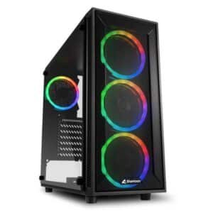 CASE SHARKOON TG4M RGB ATX BLACK 4044951034840