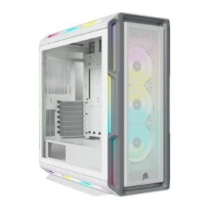 CASE GAMING  CORSAIR iCUE 5000T ATX RGB TEMPERED  GLASS MID TOWER SMART WHITE CC-9011231-WW