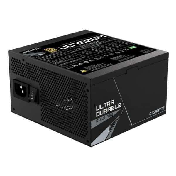 FUENTE DE PODER GIGABYTE 750W 80 PLUS GOLD GP-UD750GM