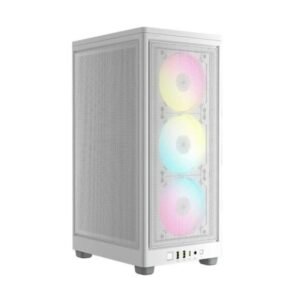 CASE GAMING  CORSAIR 2000D ARG  AIRFLOW MINI-ITX WHITE  CC-9011247-WW