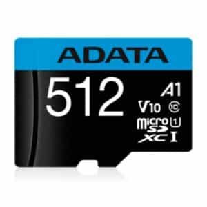 MEMORIA MICRO SD 512GB ADATA AUSDX512GUICL10A1-RA1