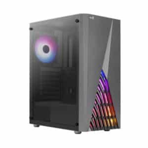 CASE GAMING  AEROCOOL DELTA-G-BK-V2 MEDIA TORRE PANEL LATERAL DE VIDRIO TEMPLADO PANEL FRONTAL RGB NEGRO ACCM-PV45043.11