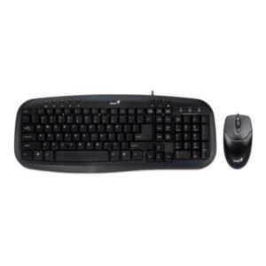 TECLADO Y MOUSE GENIUS SMART KM-200 SP USB BLACK 31330003401