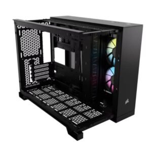 CASE GAMING  CORSAIR DOBLE CAMARA MEDIA TORRE 2500X VIDRIO TEMPLADO ICUE LINK RX RGBBLACK CC-9011267-WW