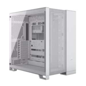 CASE GAMING  CORSAIR AIRFLOW DOBLE CAMARA MEDIA TORRE 6500D VIDRIO TEMPLADO WHITE CC-9011260-WW