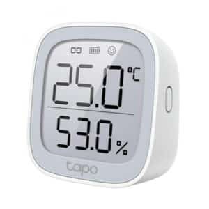 SENSOR DE HUMEDAD Y TEMPERATURA INTELIGENTE TP LINK T315 US AUTOMATIZACION DEL HOGAR BLANCO