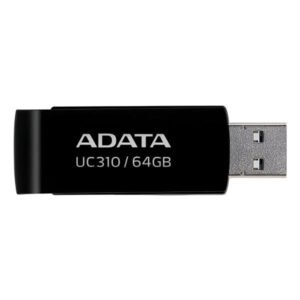 MEMORIA USB 64GB 3.2 ADATA NEGRO UC310-64G-RBK