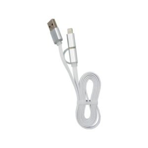 CABLE ARGOM 2 IN 1 IPHONE LIGHTING MICRO USB ARG-CB-0058