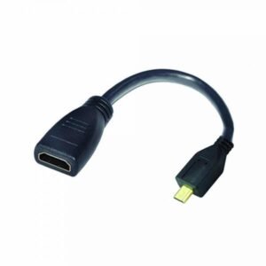 CABLE ARGOM MICRO HDMI MACHO A HDMI HEMBRA 6" ARG-CB-0054
