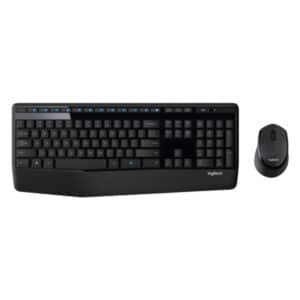 TECLADO Y MOUSE LOGITECH MK345 BLACK INALAMBRICO ESPAÑOL 920-007820