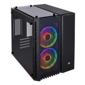 CASE CORSAIR CRYSTAL SERIES 280X TEMPERED  GLASS MICRO ATX BLACK CC-9011135-WW
