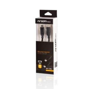 CABLE ARGOM USB 3.1 TYPE C A TYPE C 6F/1.8M ARG-CB-0063