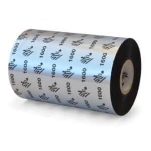 RIBBON TABLETOP ZEBRA RIB WAS 1600 110MM X 450M BOX 18 ZEB-01600BK11045