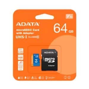 MEMORIA MICRO SD 64GB CLASE 10 ADATA AUSDX64GUICL10A1-RA1