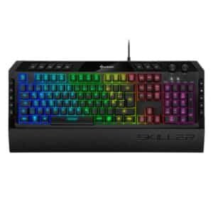 TECLADO GAMING SHARKOON SKILLER SGK5 MEMBRANA USB INGLES BLACK 4044951020485